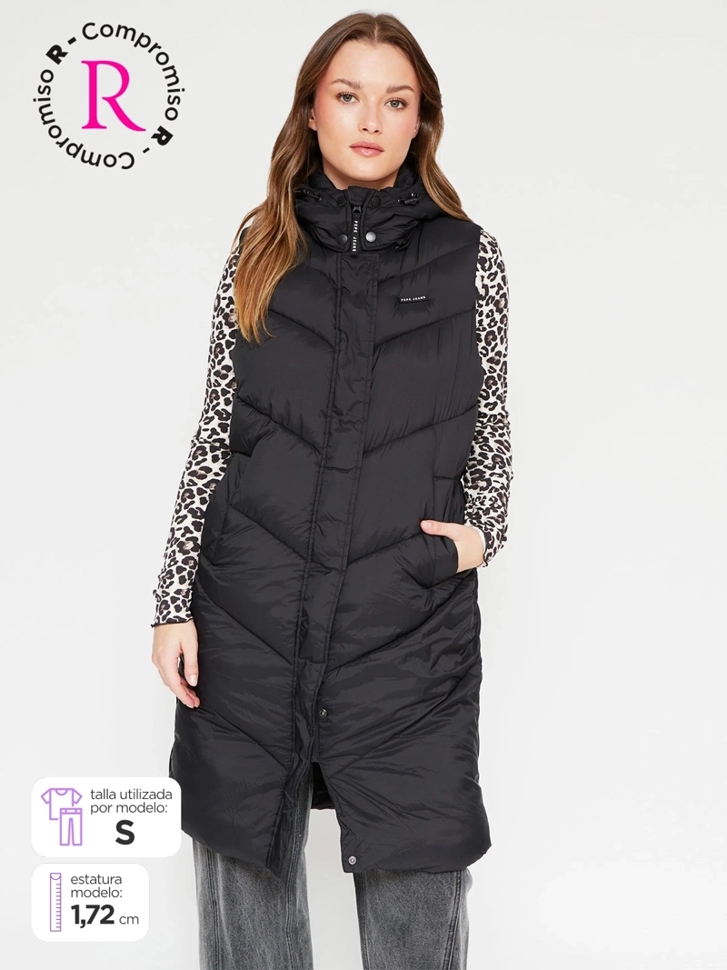 PARKA MUJER PEPE JEANS SIN MANGAS - 1