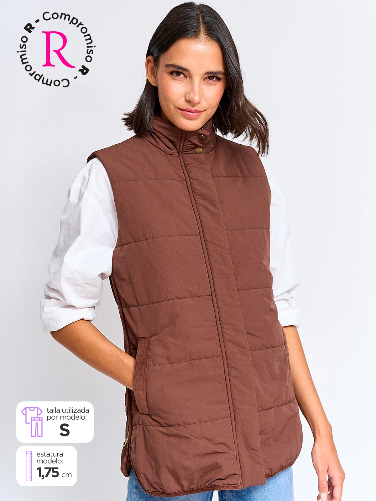 PARKA MUJER AZIZ SIN MANGAS - 1