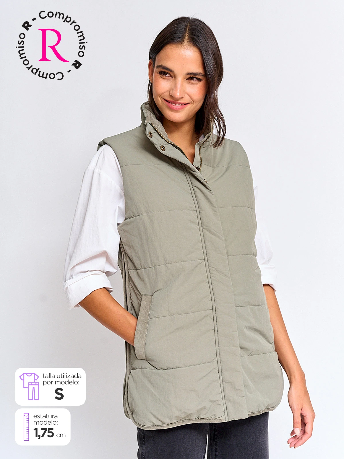 PARKA MUJER AZIZ SIN MANGAS - 1