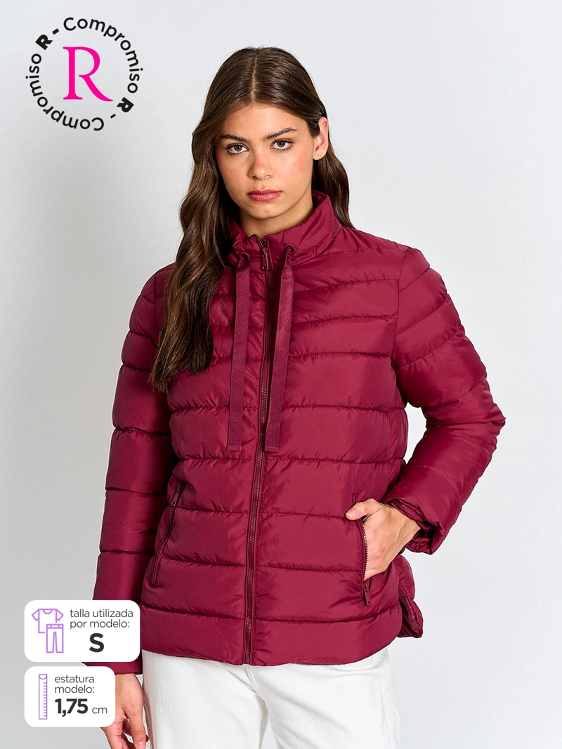 PARKA MUJER AZIZ CORTA BÁSICA - 1