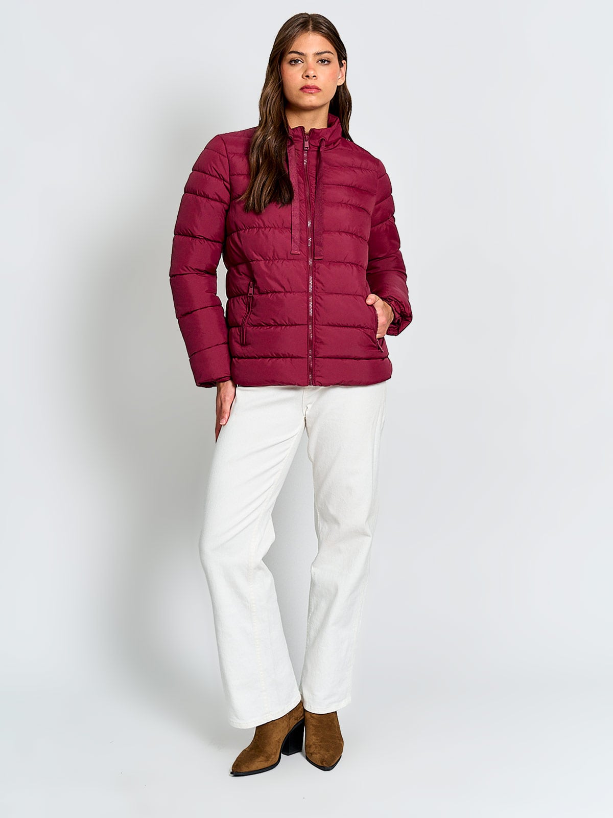 PARKA MUJER AZIZ CORTA BÁSICA - 4