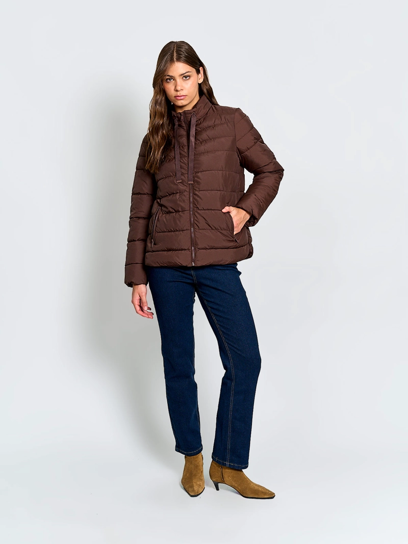 PARKA MUJER AZIZ CORTA BÁSICA - 4