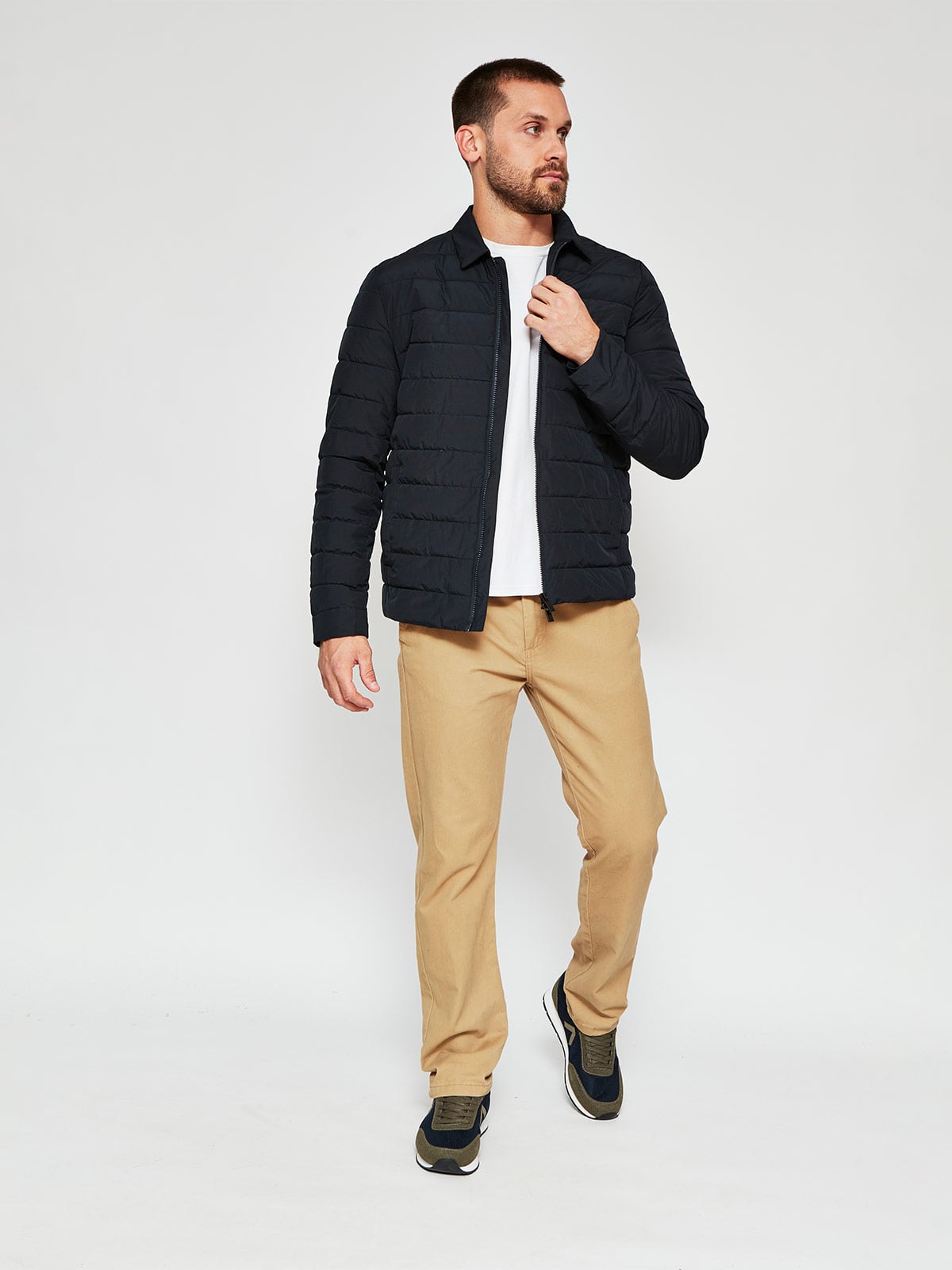 PARKA HOMBRE CACHAREL PLUMA CUELLO CAMISERO - 4