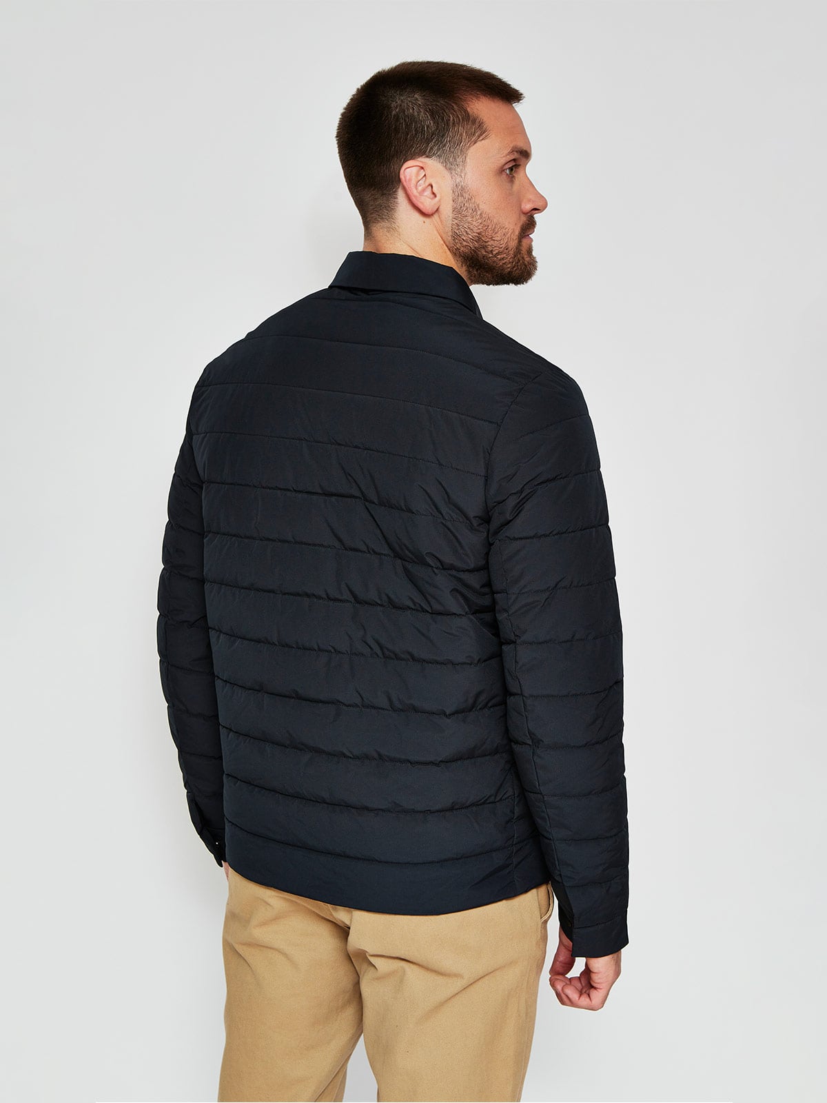 PARKA HOMBRE CACHAREL PLUMA CUELLO CAMISERO - 2