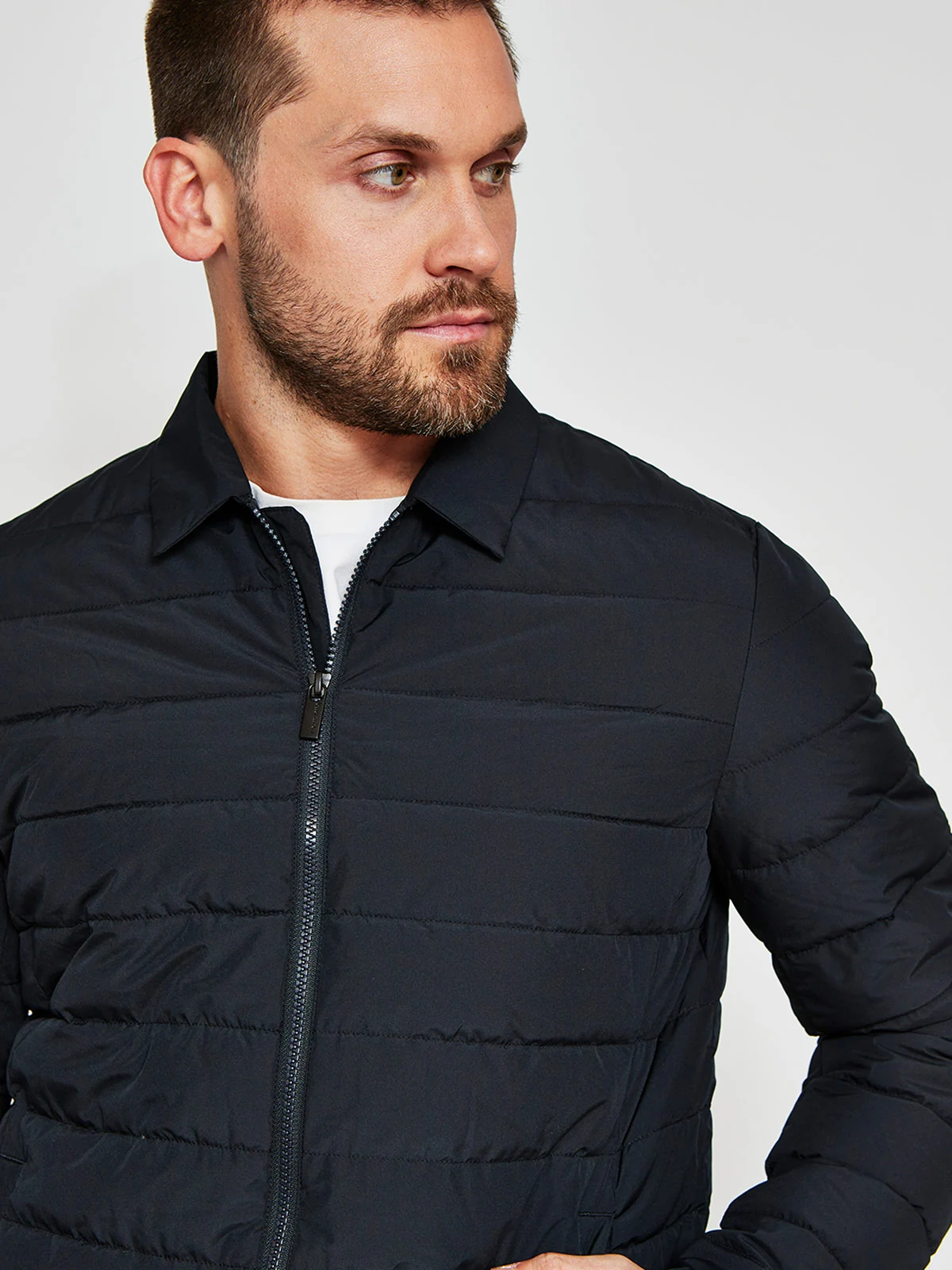 PARKA HOMBRE CACHAREL PLUMA CUELLO CAMISERO - 3