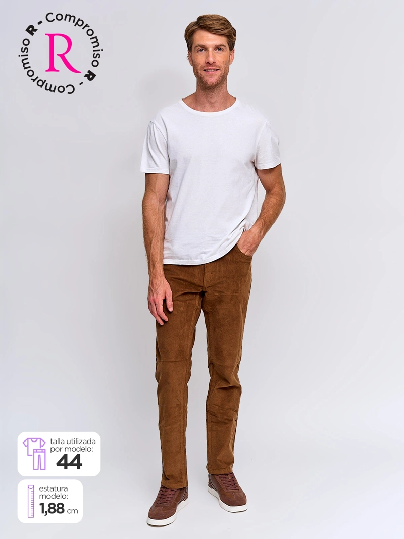 PANTALÓN HOMBRE REGATTA ALGODÓN COTELÉ