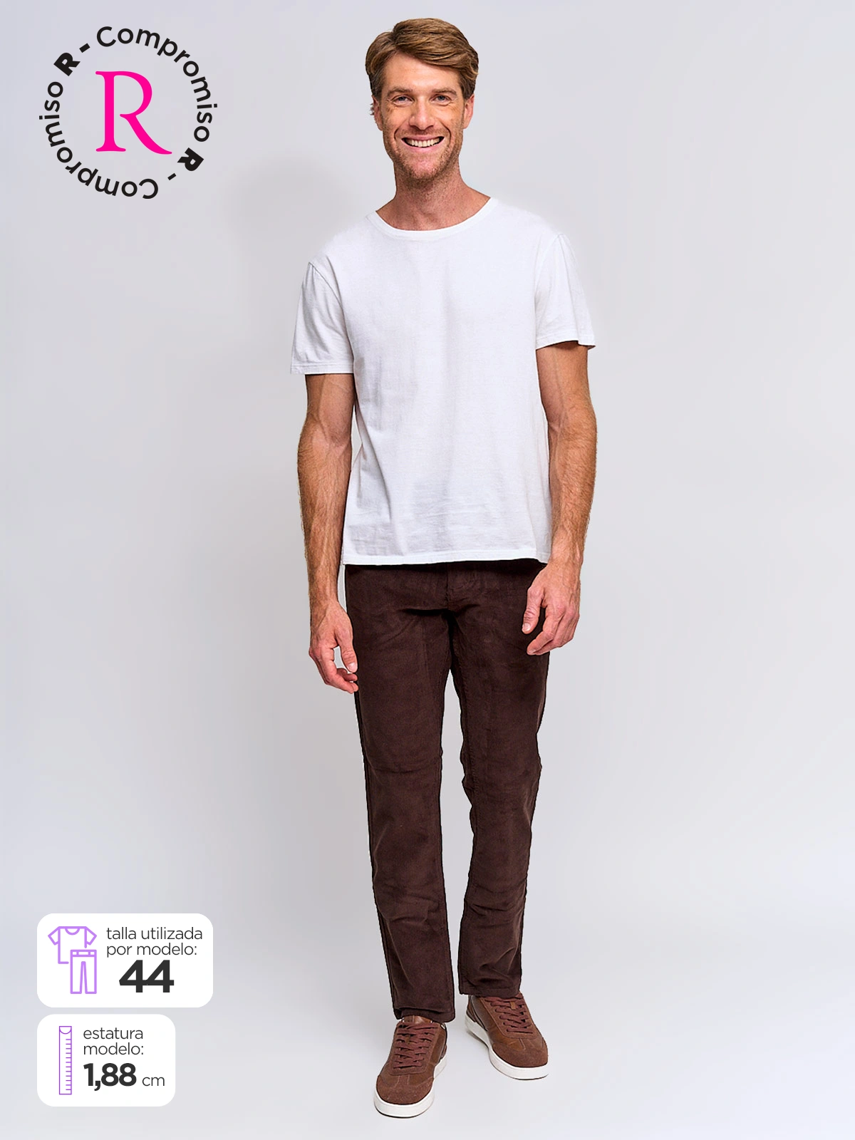 PANTALÓN HOMBRE REGATTA ALGODÓN COTELÉ