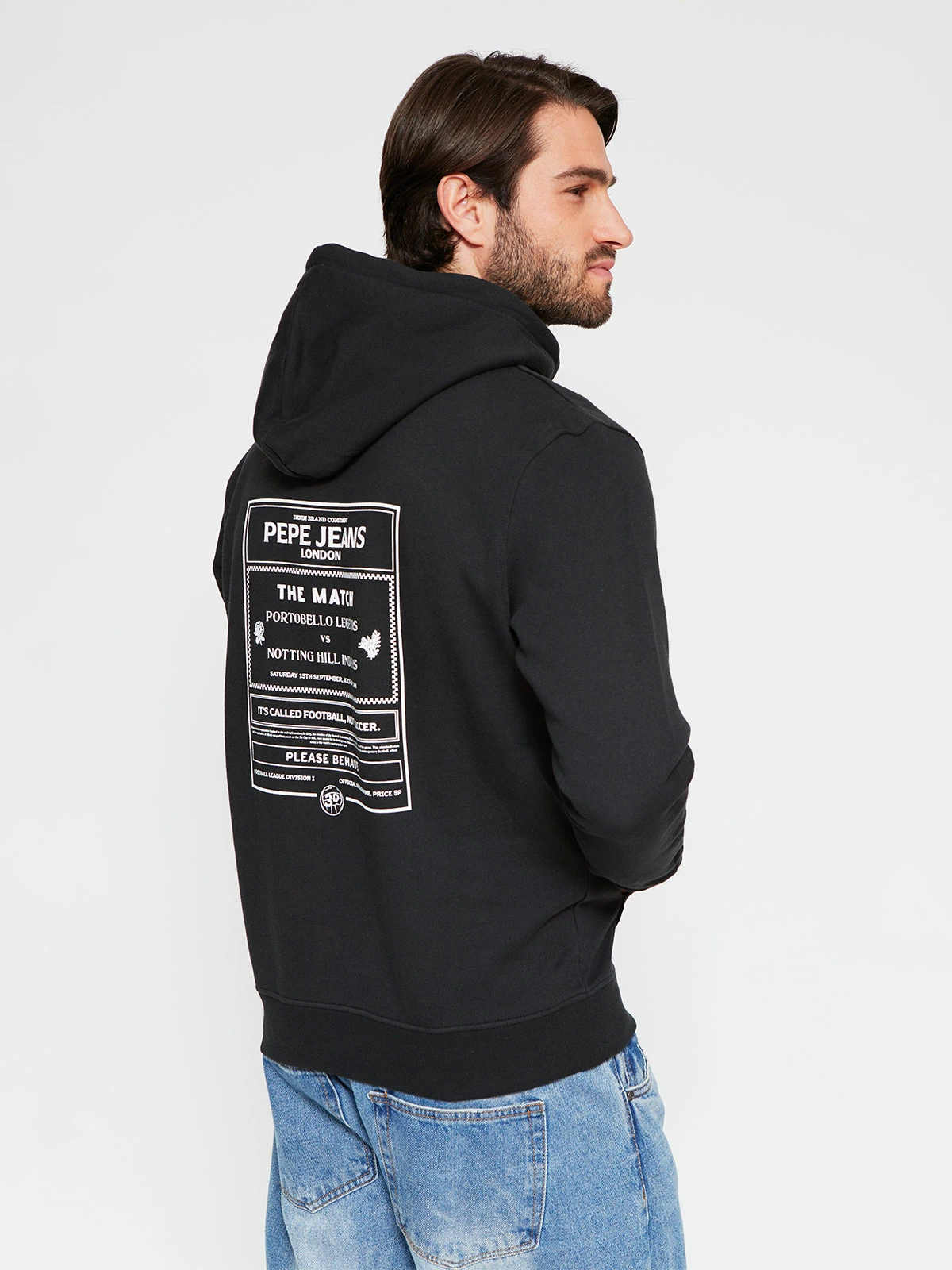 POLERÓN HOMBRE PEPE JEANS ALGODÓN CAPUCHA ESTAMPADO - 2