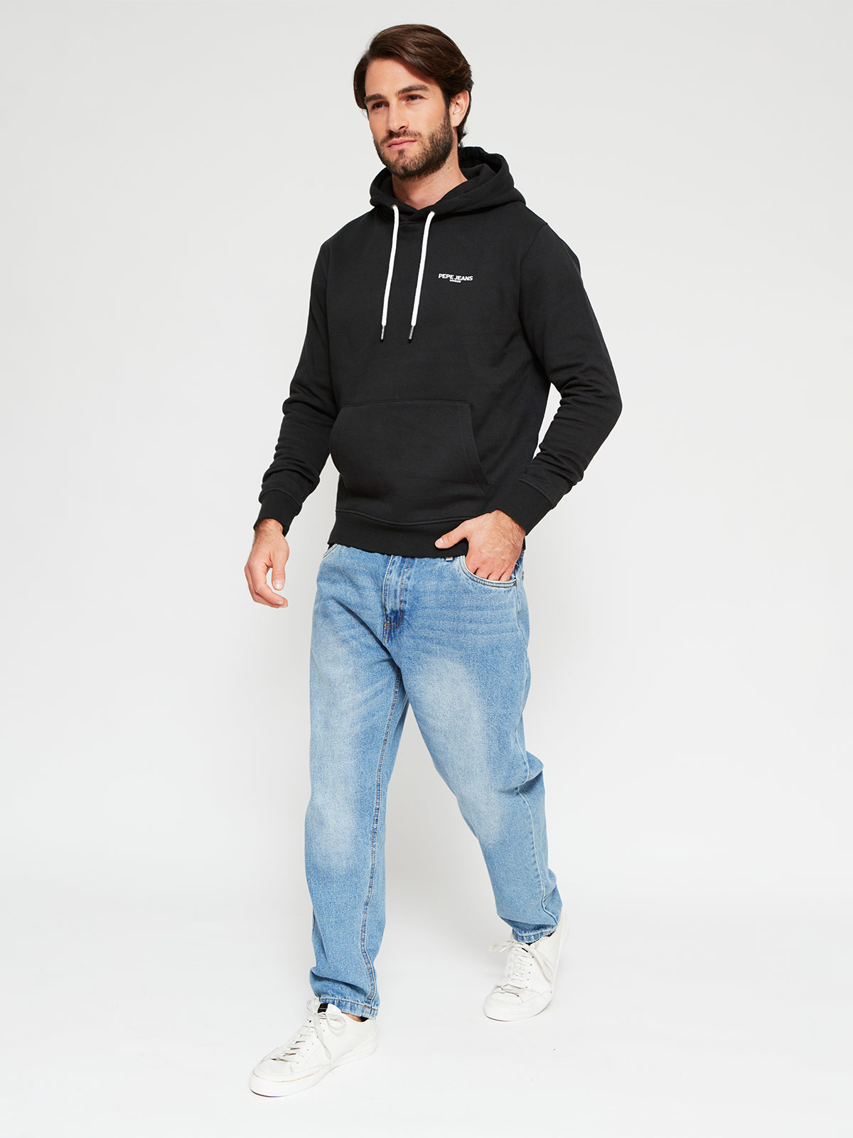 POLERÓN HOMBRE PEPE JEANS ALGODÓN CAPUCHA ESTAMPADO - 4