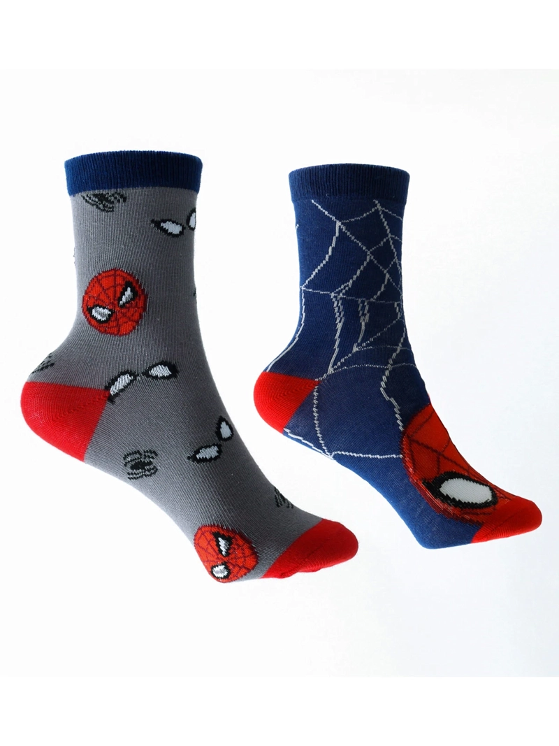 PACK X2 CALCETINES NIÑO MARVEL TELARAÑA - 1