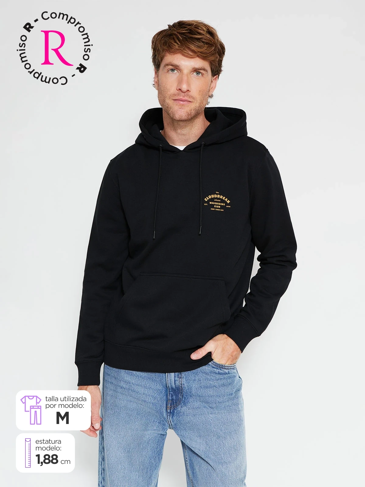 POLERÓN HOMBRE CLOUDBREAK ALGODÓN HOODIE - 1