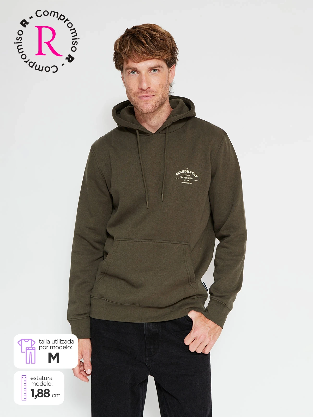 POLERÓN HOMBRE CLOUDBREAK ALGODÓN HOODIE - 1