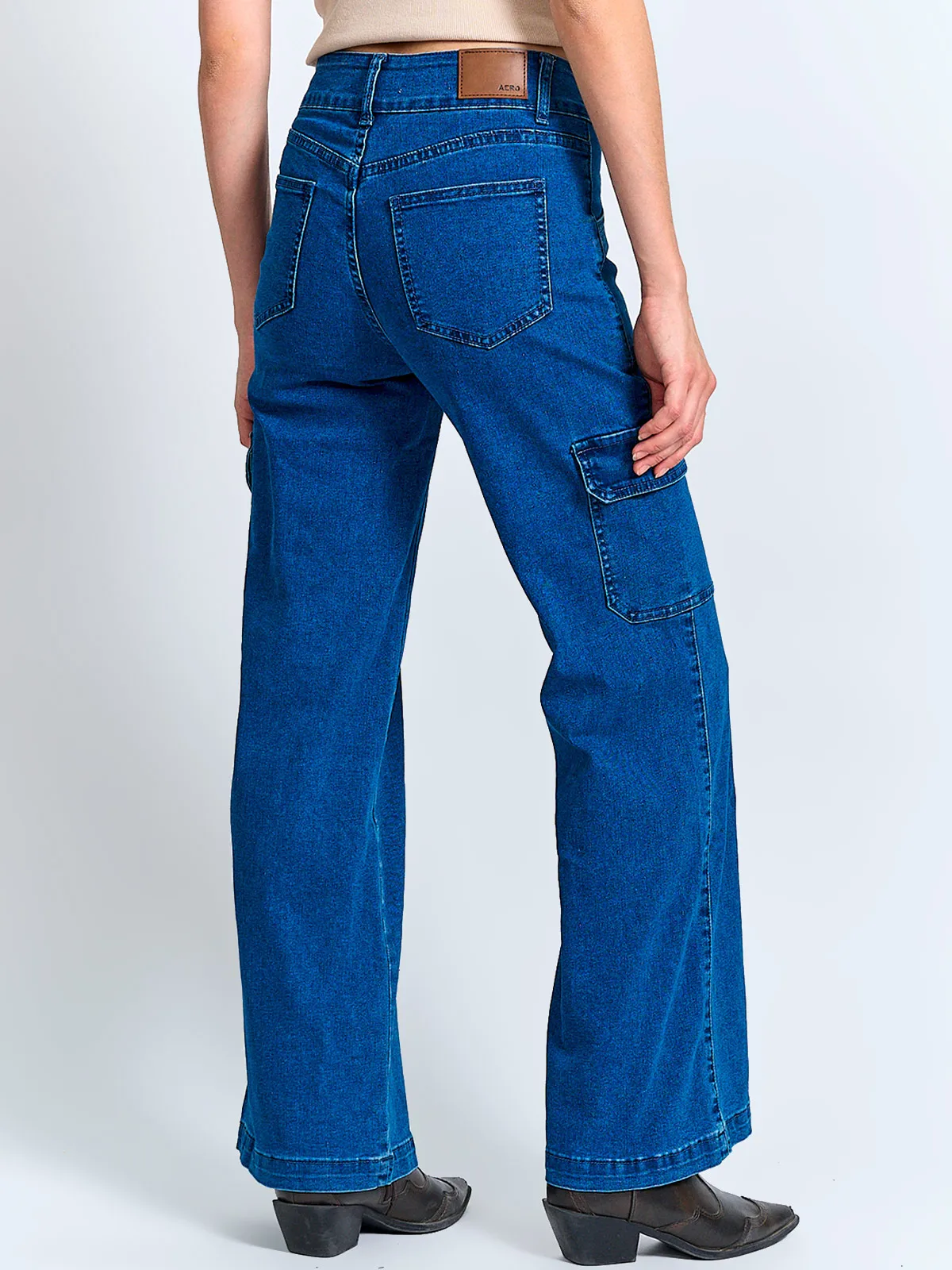 JEANS MUJER AEROPOSTALE ALGODÓN CARGO - 3