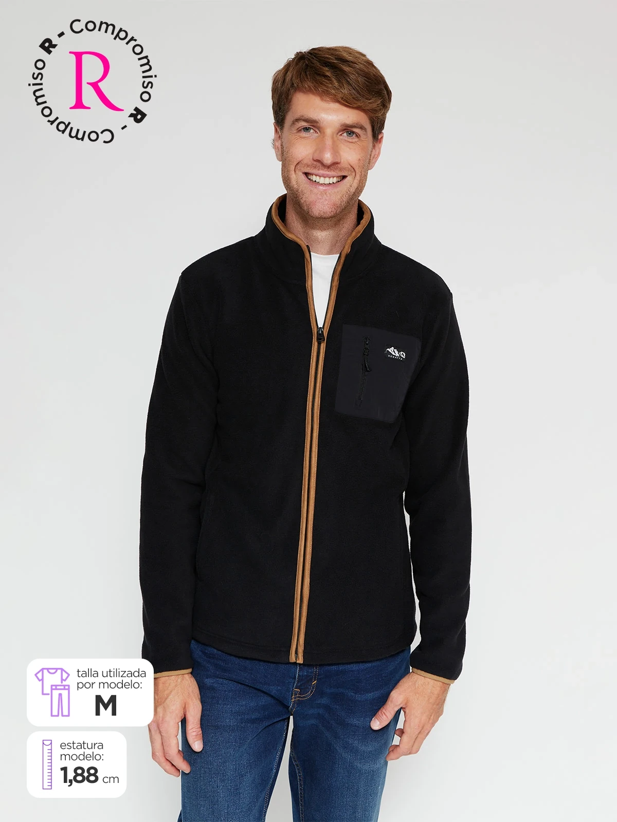 POLAR HOMBRE REGATTA FULL ZIPPER