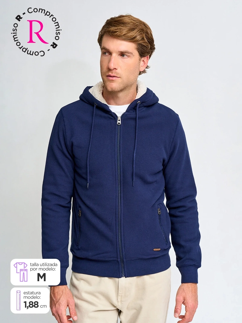 POLERÓN HOMBRE REGATTA ALGODÓN CHIPORRO FULL ZIPPER
