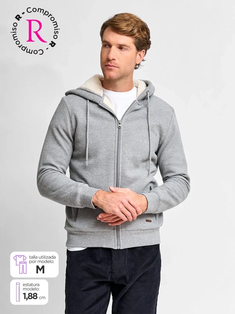 POLERÓN HOMBRE REGATTA ALGODÓN CHIPORRO FULL ZIPPER - 1