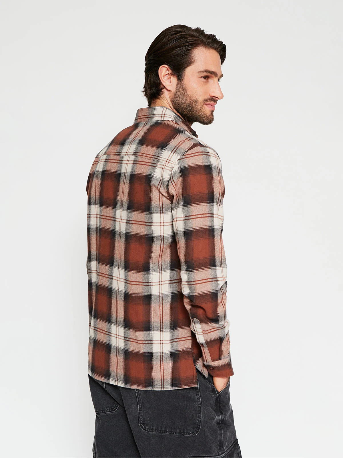 CAMISA HOMBRE AEROPOSTALE ALGODÓN MANGA LARGA FRANELA - 2