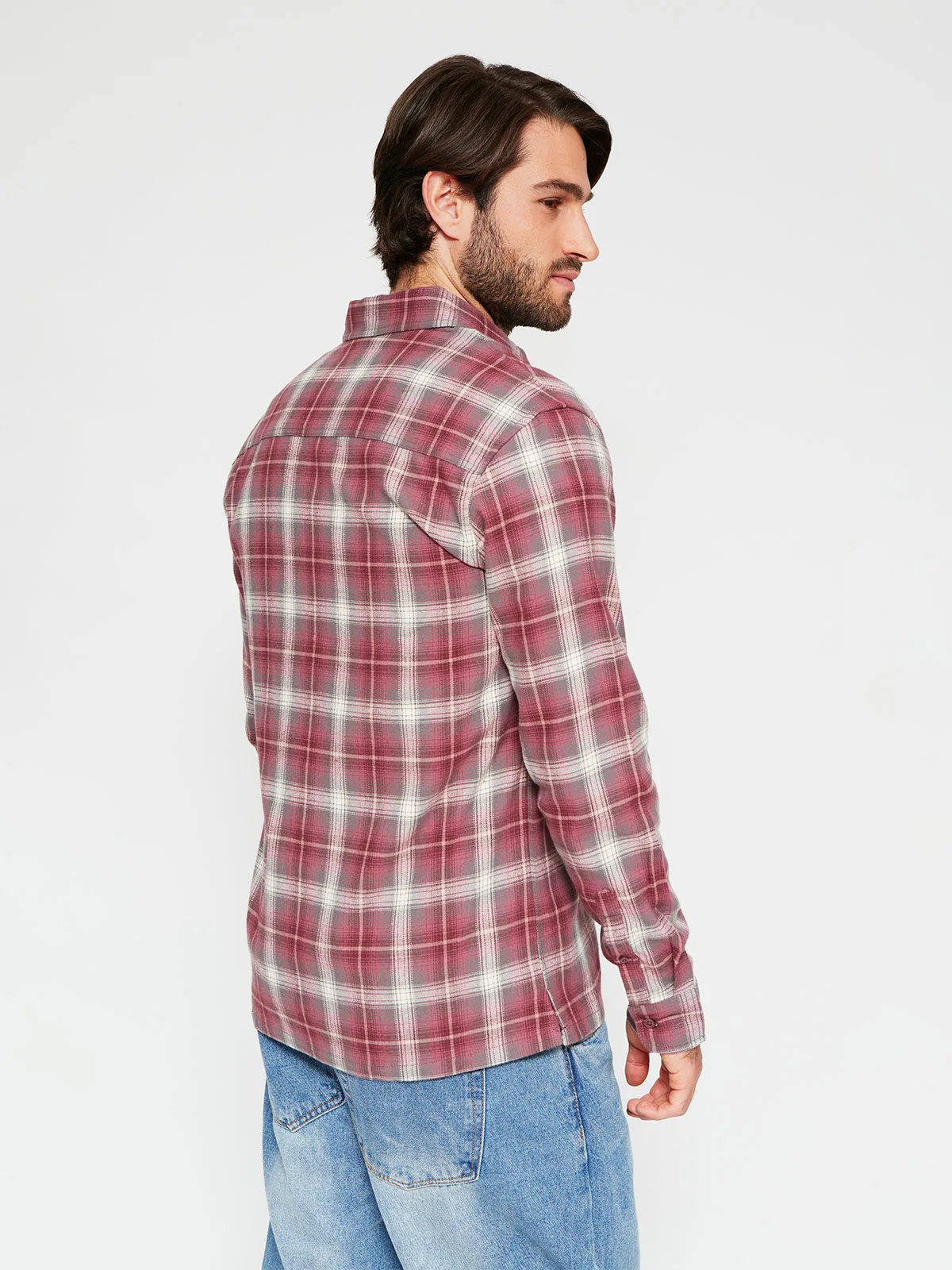 CAMISA HOMBRE AEROPOSTALE ALGODÓN MANGA LARGA FRANELA - 2