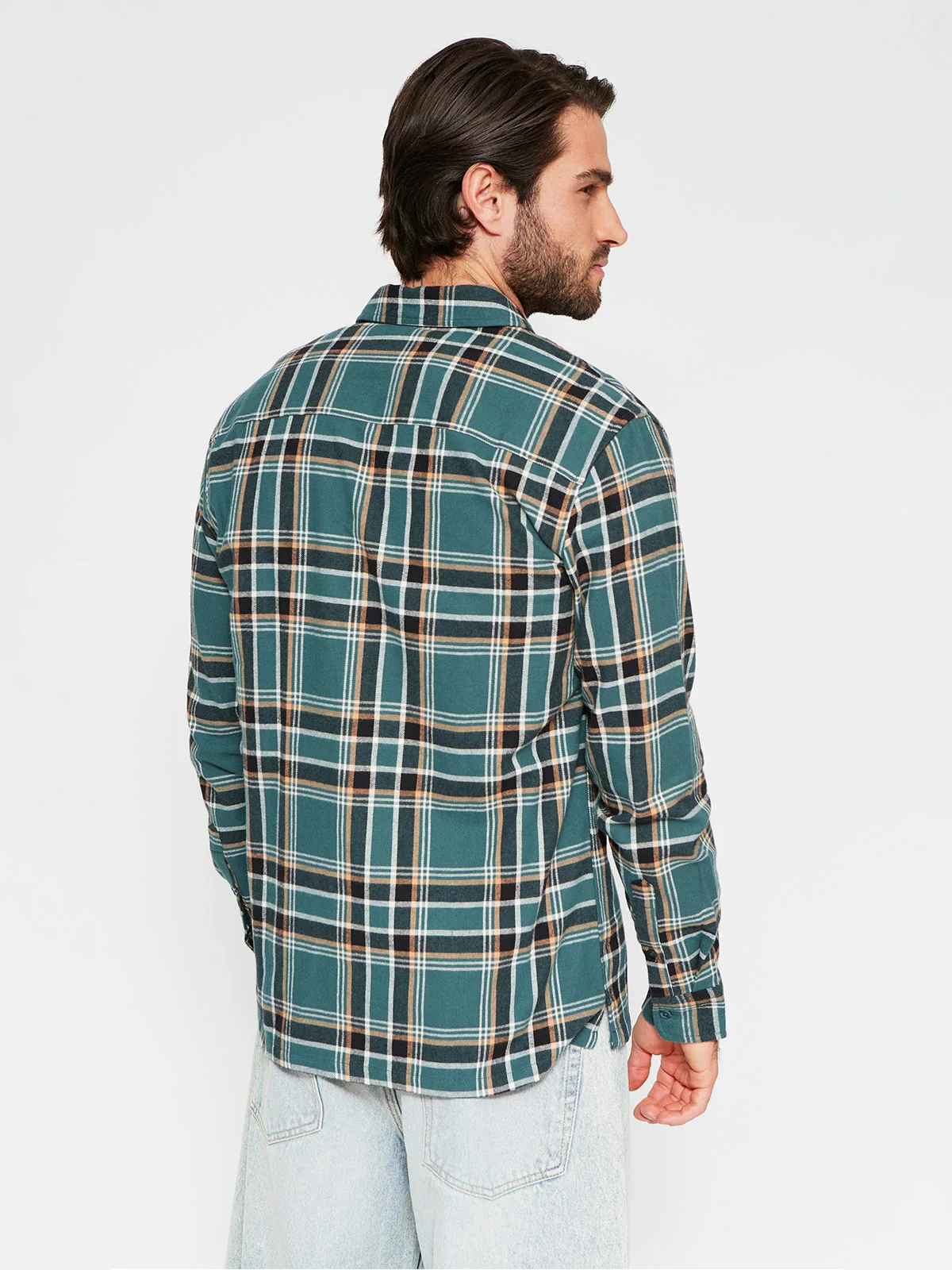 CAMISA HOMBRE AEROPOSTALE ALGODÓN MANGA LARGA FRANELA - 2