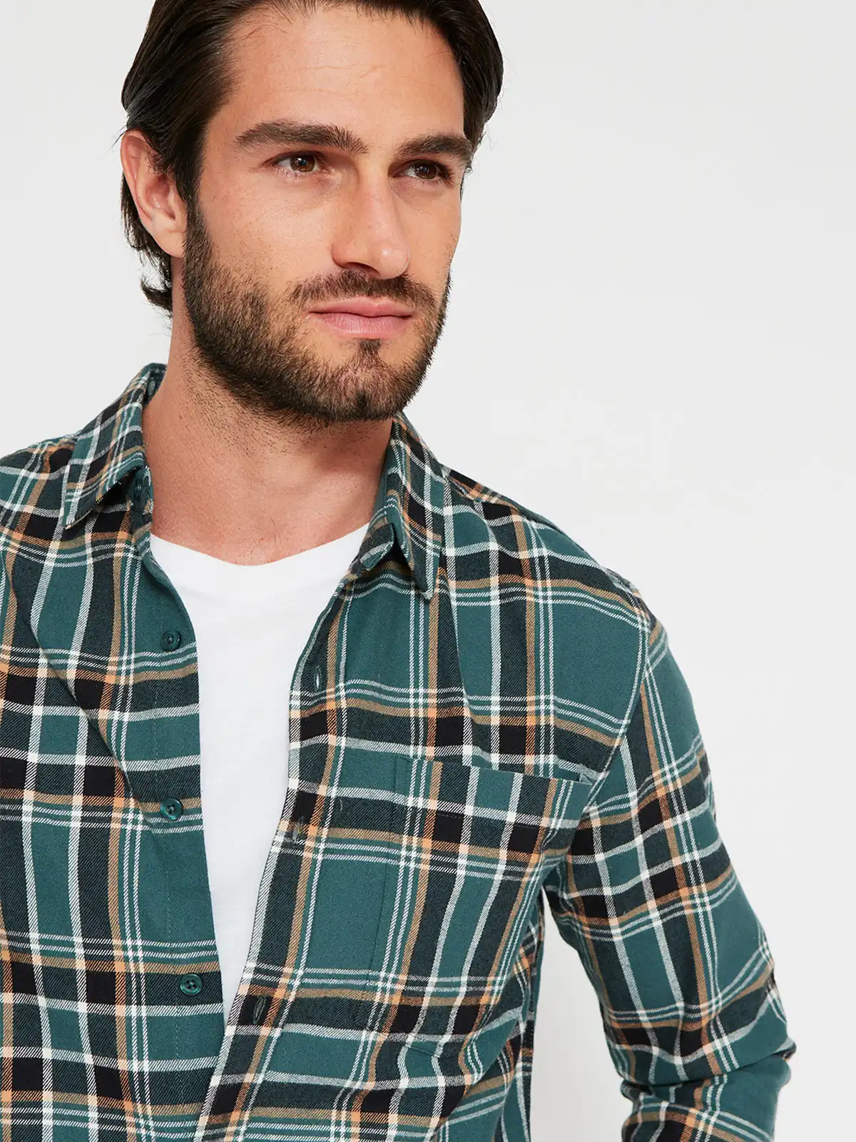 CAMISA HOMBRE AEROPOSTALE ALGODÓN MANGA LARGA FRANELA - 3