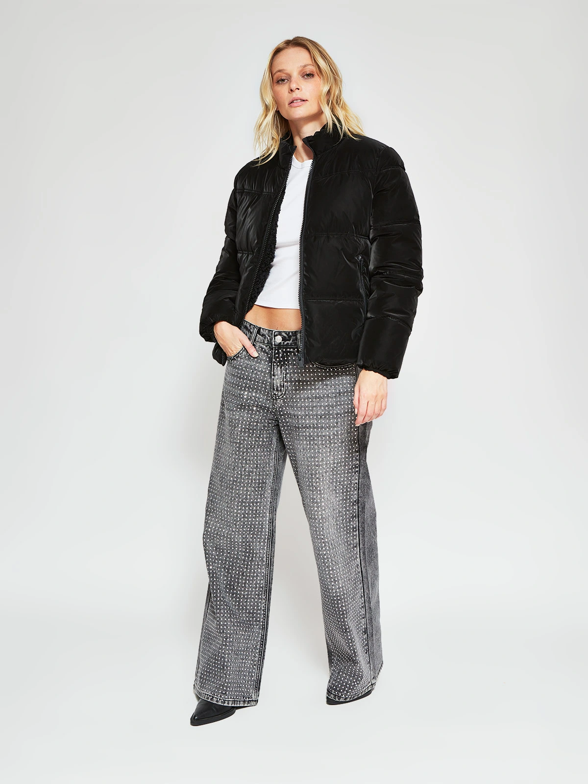PARKA MUJER INDEX CORTA EFECTO PEACHY - 4