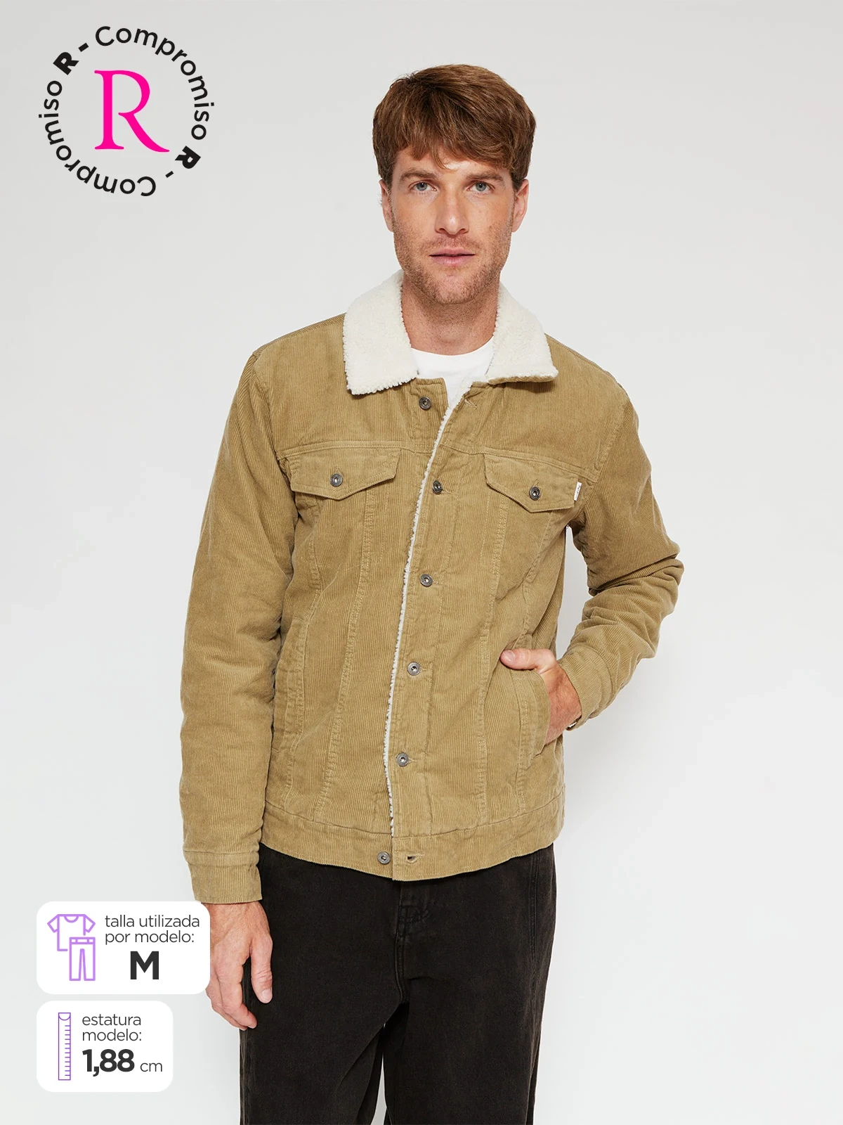 CHAQUETA HOMBRE PEPE JEANS ALGODÓN COTELÉ CHIPORRO - 1