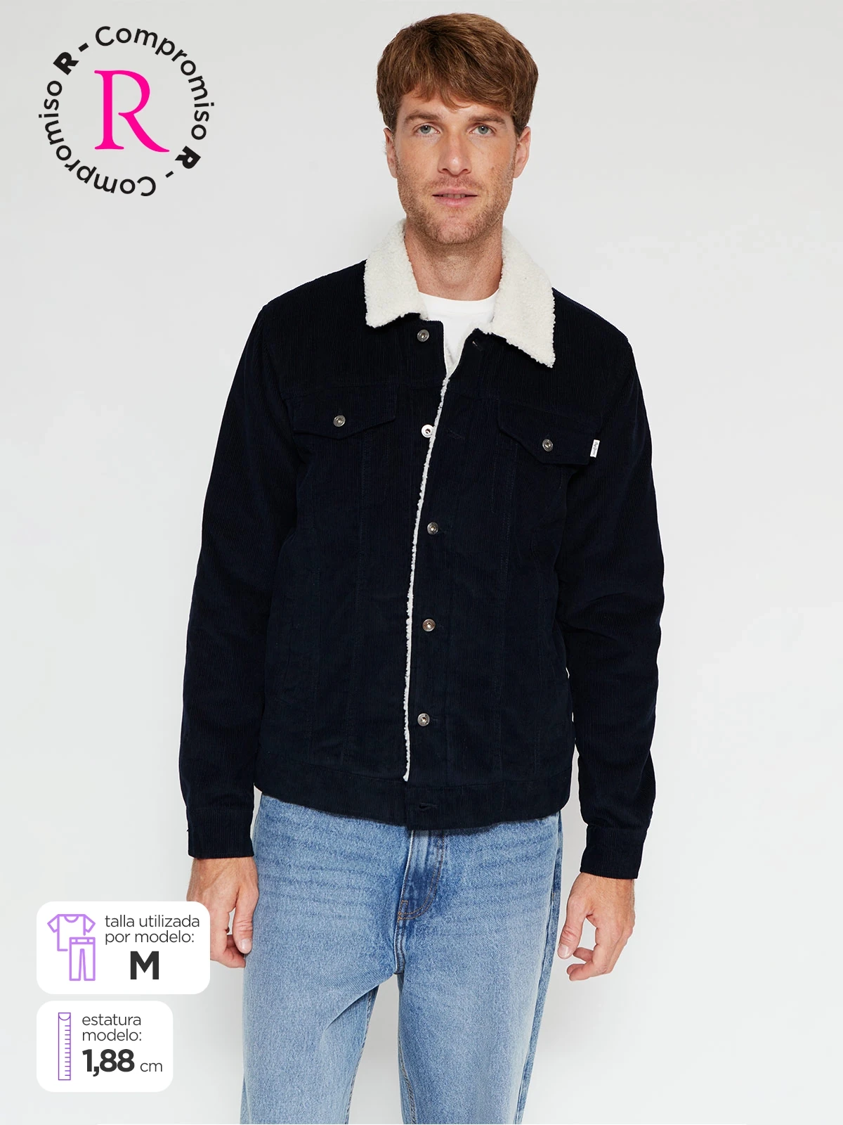 CHAQUETA HOMBRE PEPE JEANS ALGODÓN COTELÉ CHIPORRO - 1