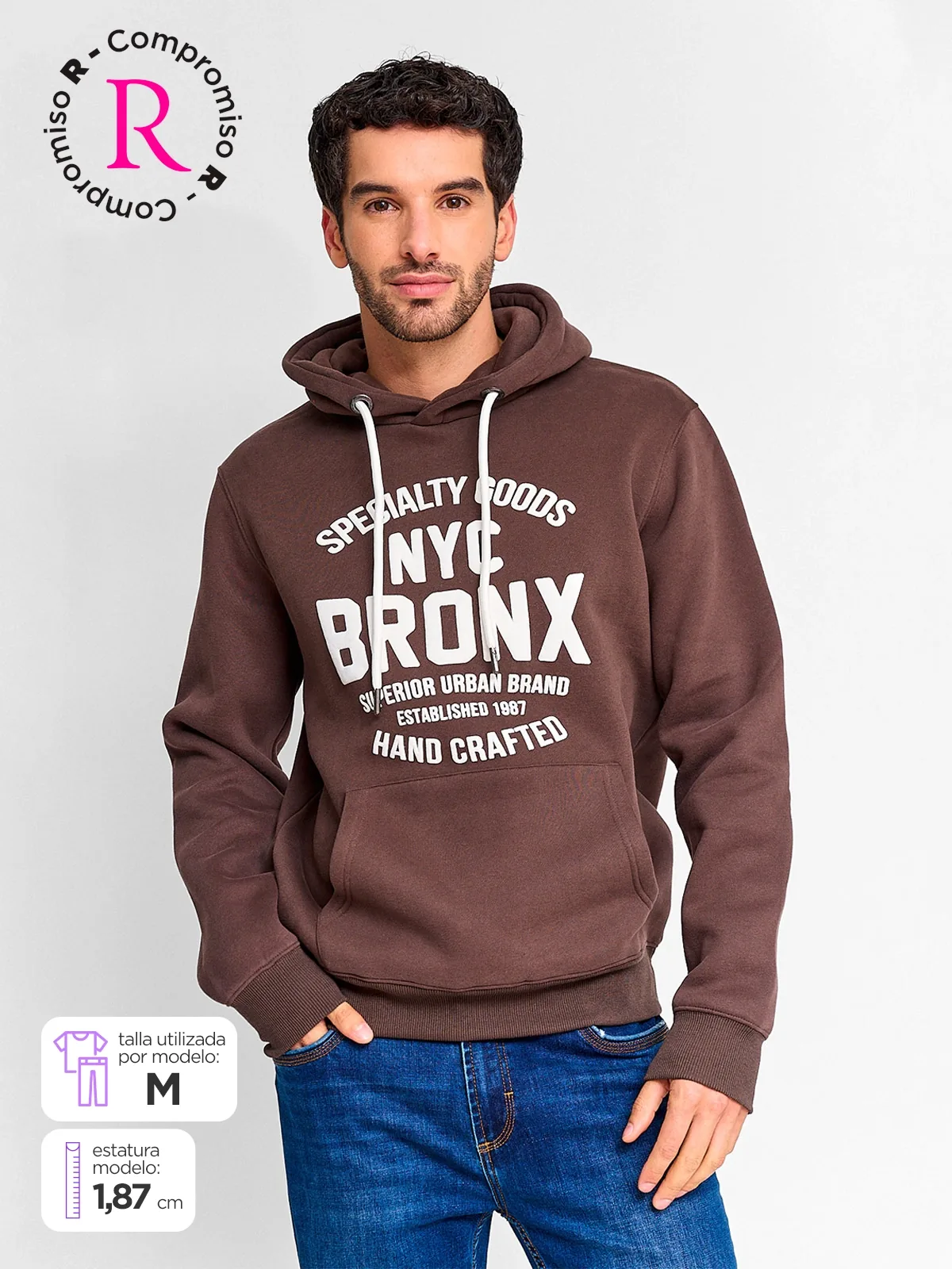 POLERÓN HOMBRE ROBERT LEWIS ALGODÓN GORRO - 1