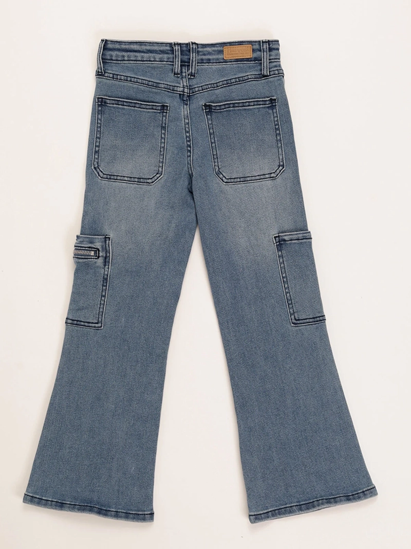 JEANS NIÑA HARVEST FLARE CARGO - 2