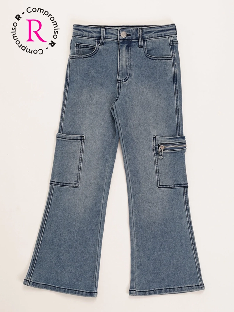 JEANS NIÑA HARVEST FLARE CARGO