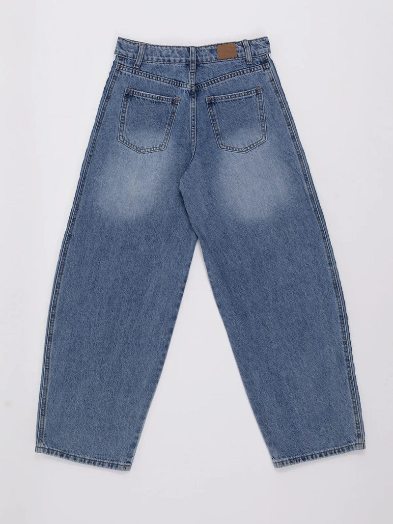 JEANS BARREL FIT NIÑA INDEX TEEN FRANJAS LATERALES - 2