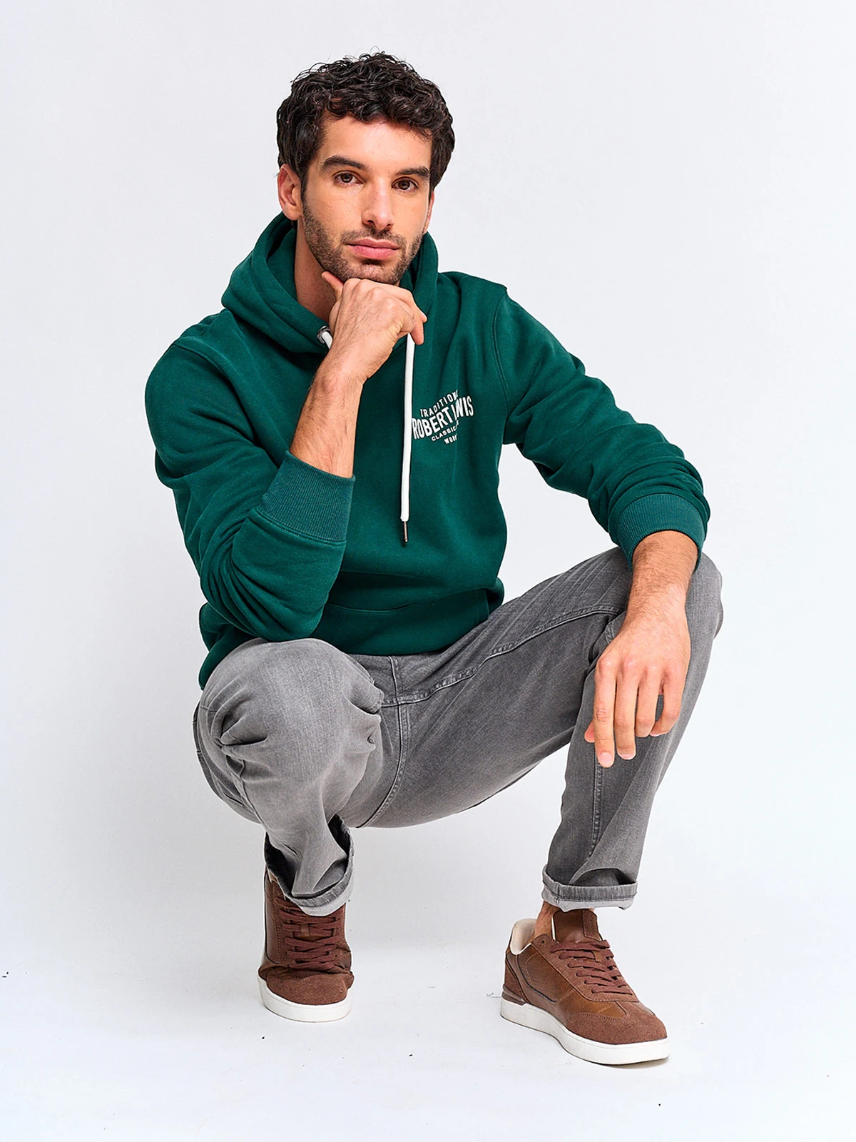 POLERÓN HOMBRE ROBERT LEWIS ALGODÓN GORRO - 4