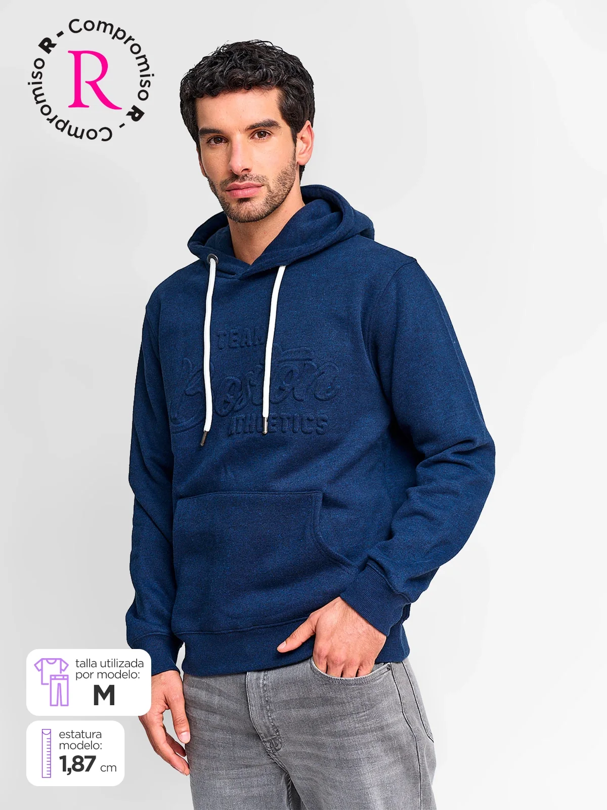 POLERÓN HOMBRE ROBERT LEWIS ALGODÓN GORRO - 1