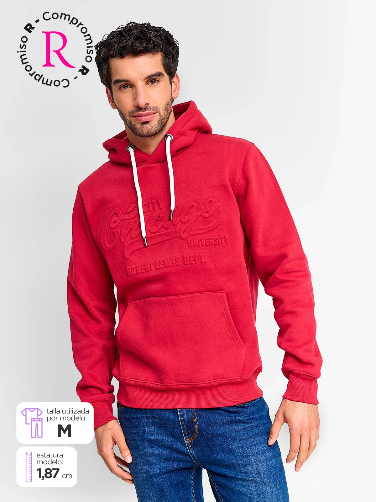 POLERÓN HOMBRE ROBERT LEWIS ALGODÓN GORRO - 1