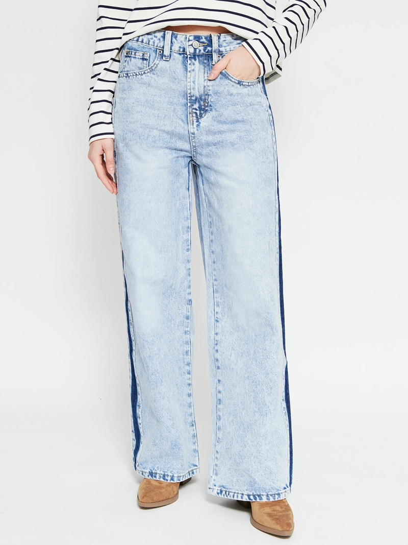 JEANS MUJER AEROPOSTALE ALGODÓN WIDELEG - 2