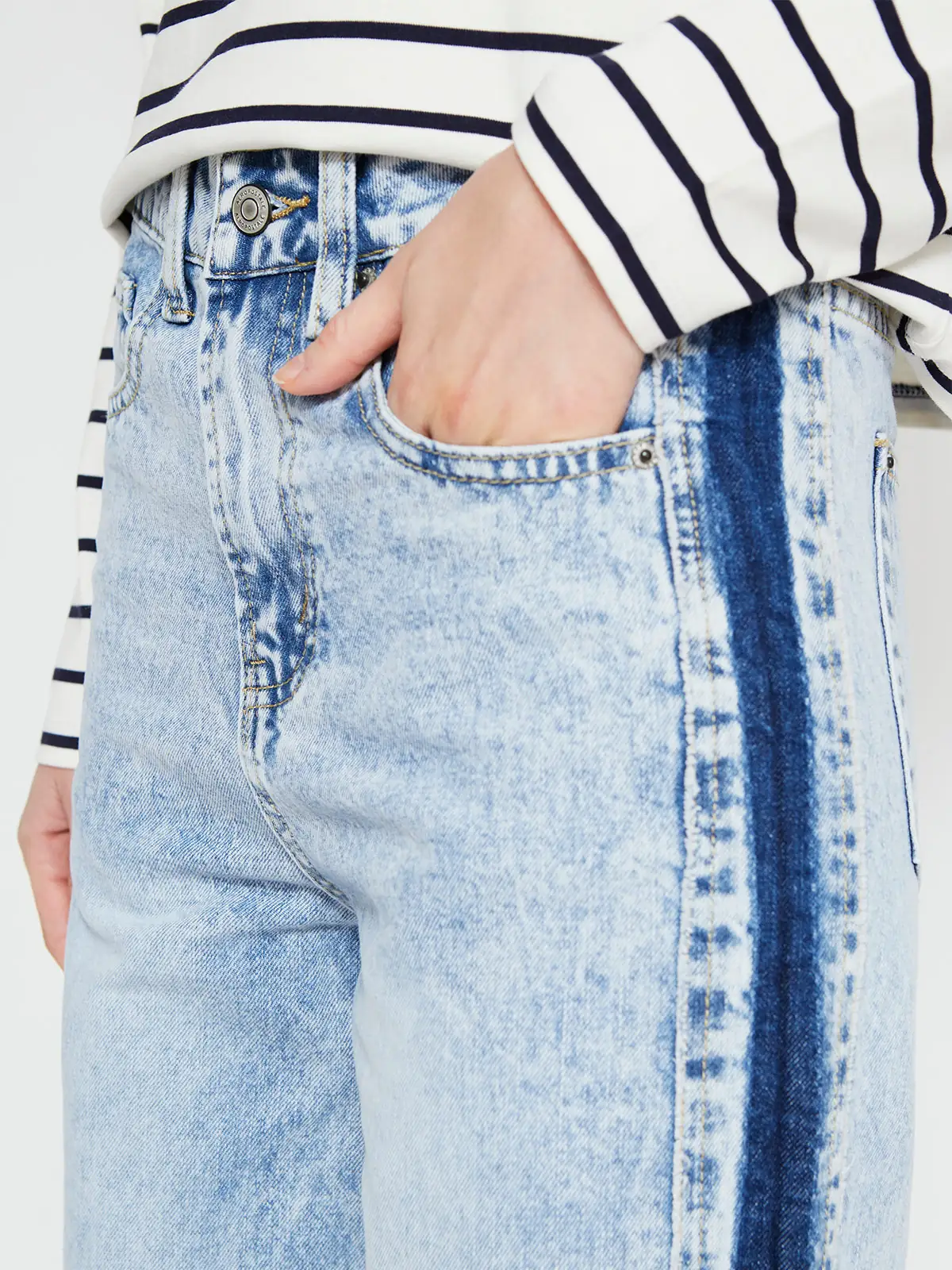 JEANS MUJER AEROPOSTALE ALGODÓN WIDELEG - 4