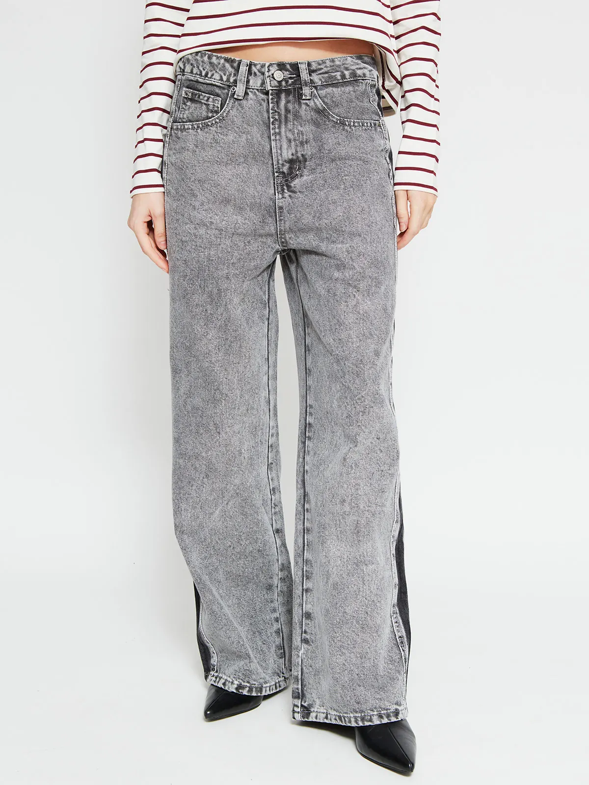 JEANS MUJER AEROPOSTALE ALGODÓN WIDELEG - 2