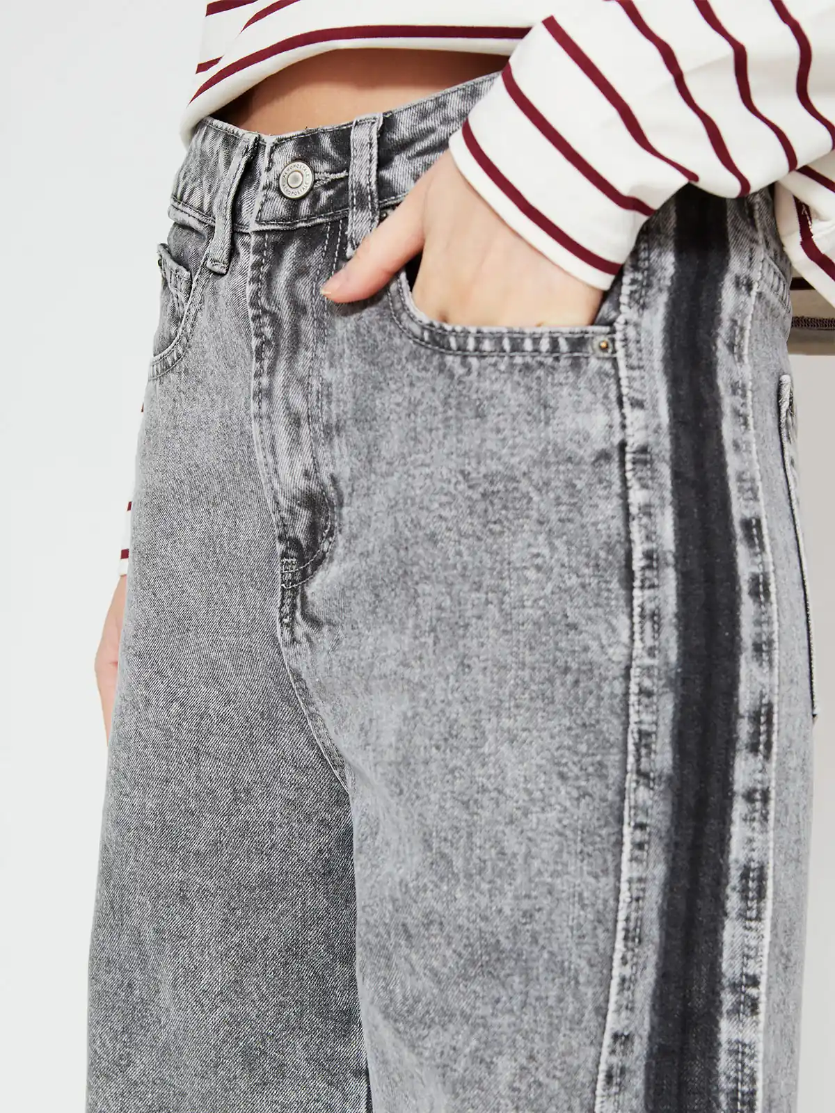 JEANS MUJER AEROPOSTALE ALGODÓN WIDELEG - 4