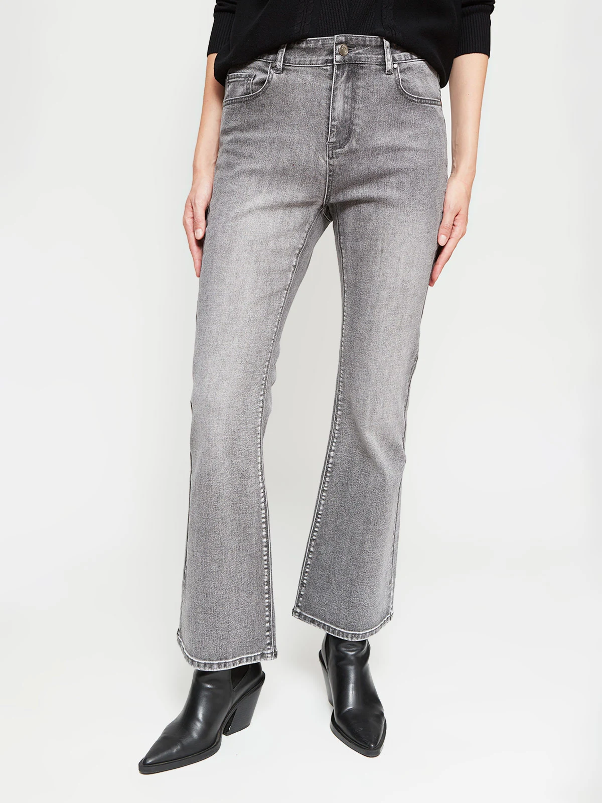 JEANS MUJER AZIZ ALGODÓN FLARE - 2
