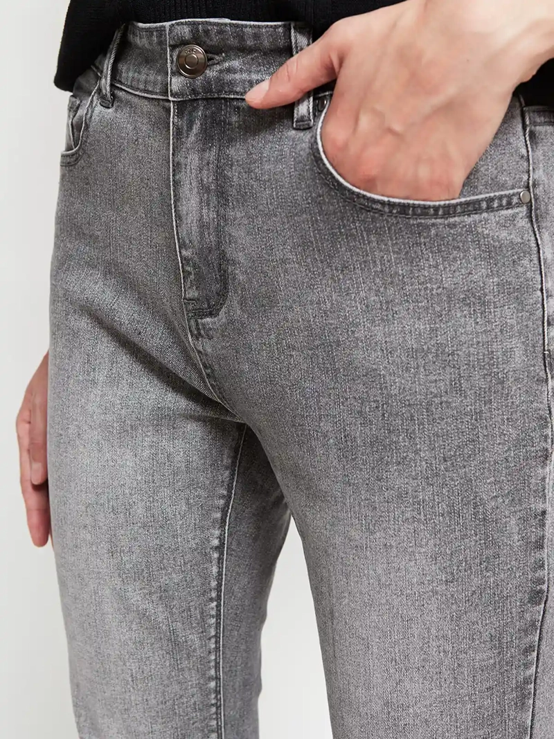 JEANS MUJER AZIZ ALGODÓN FLARE - 4