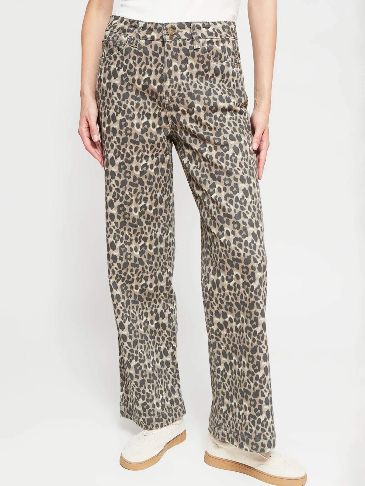 JEANS MUJER AZIZ ALGODÓN REGULAR ANIMAL PRINT - 2