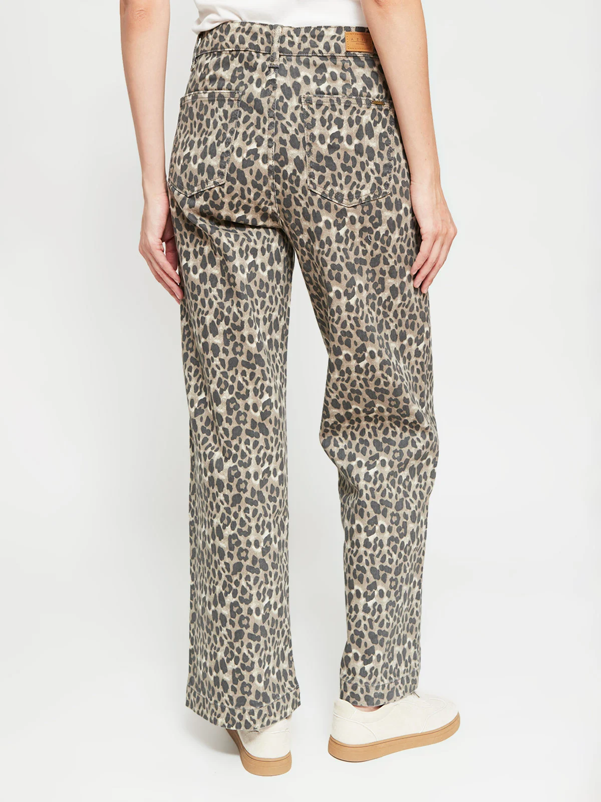 JEANS MUJER AZIZ ALGODÓN REGULAR ANIMAL PRINT - 3