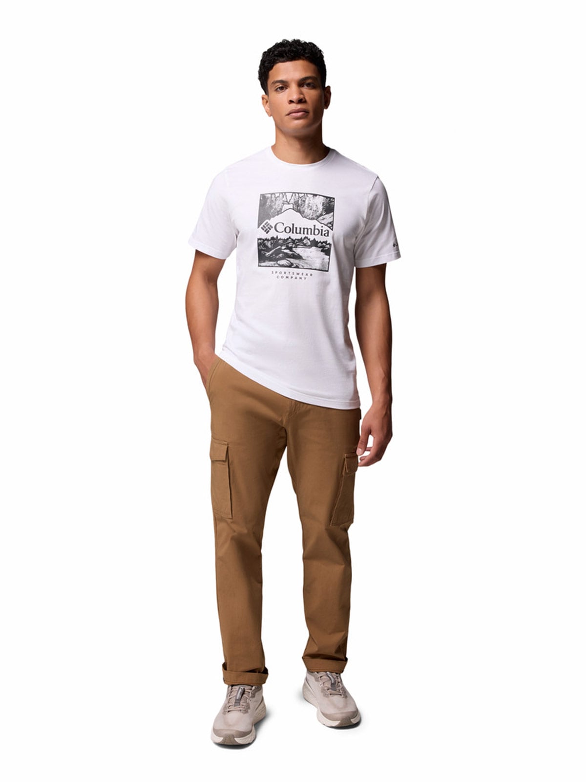 COLUMBIA POLERA MANGA CORTA HOMBRE COLUMBIA SEASONAL LOGO