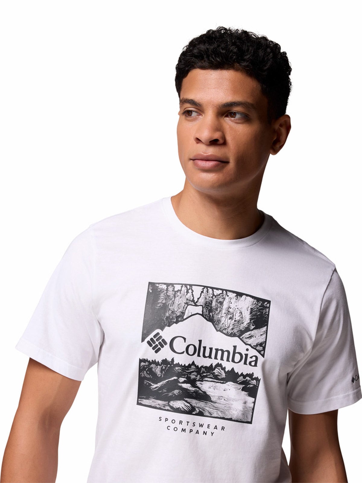 POLERA MANGA CORTA HOMBRE COLUMBIA SEASONAL LOGO - 3