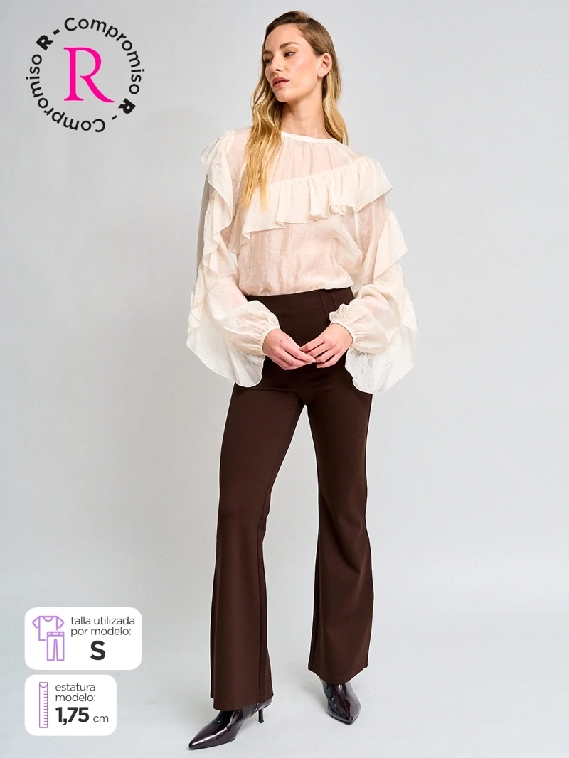 PANTALÓN MUJER MARQUIS TIPO CALZA FLARE