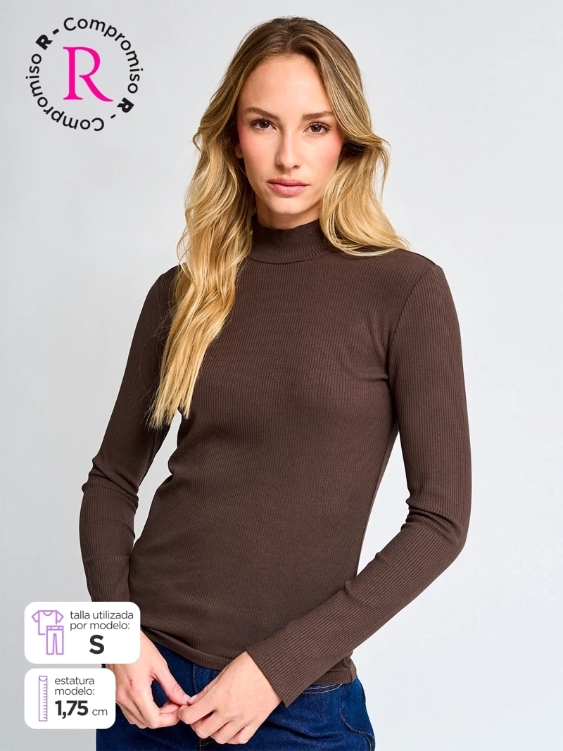 POLERA MUJER MARQUIS CUELLO ALTO