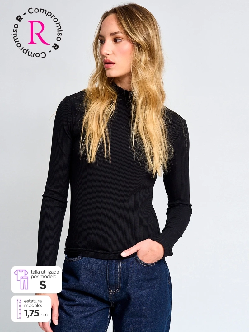 POLERA MUJER MARQUIS CUELLO ALTO - 1