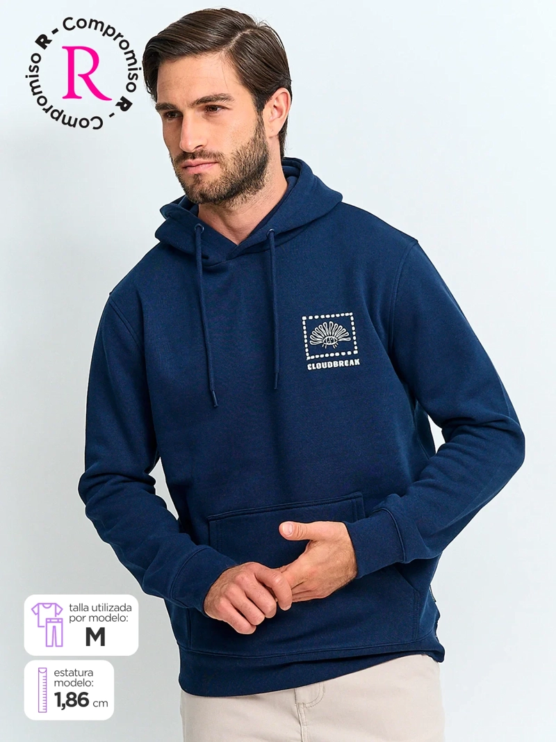 POLERÓN HOMBRE CLOUDBREAK ALGODÓN HOODIE - 1