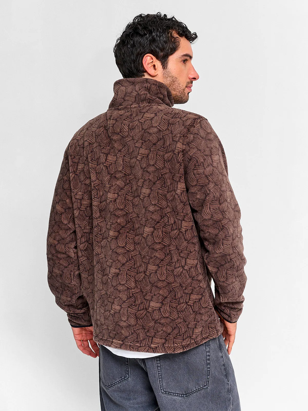 POLAR HOMBRE CLOUDBREAK HALF ZIPPER PRINT - 2