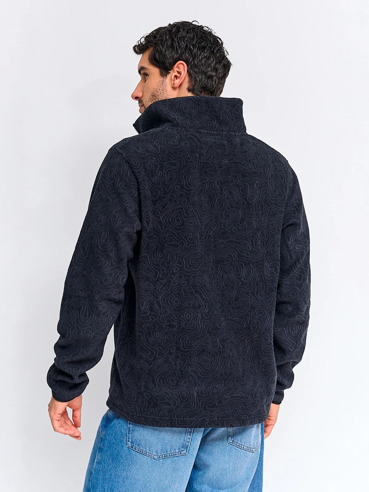POLAR HOMBRE CLOUDBREAK HALF ZIPPER PRINT - 2